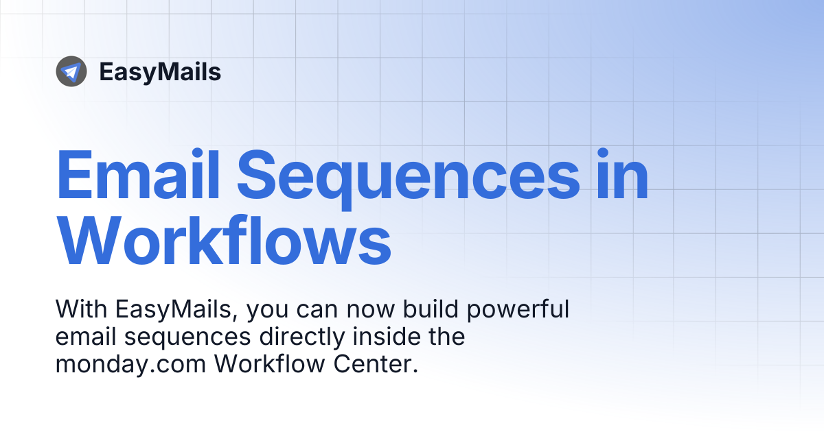 Email Sequences in Workflows | EasyMails